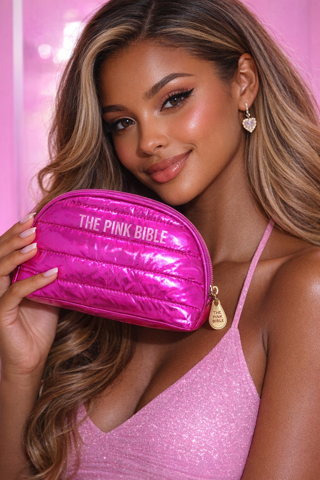 The Pink Bible toiletry travel bag